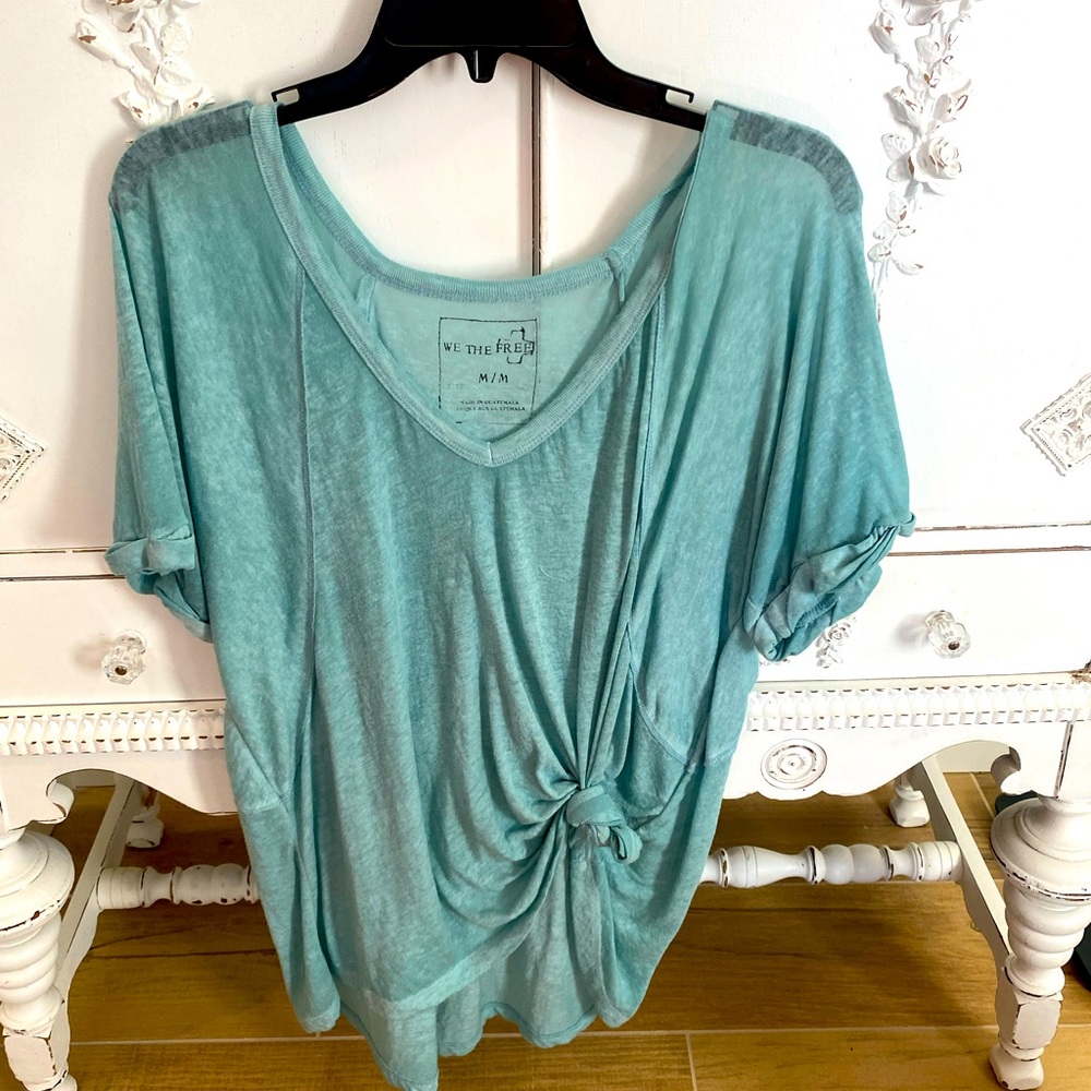 Blue Free People top